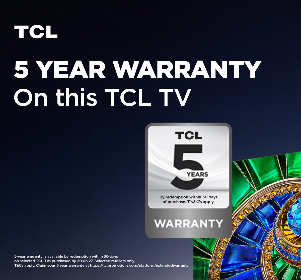 TCL 75RM7L-UK 75 Inch RM7L 4K Ultra HD HDR RGB MINI LED Smart Google TV 2026